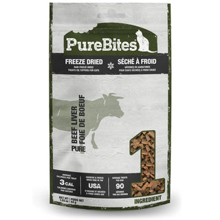PureBites Beef Liver Freeze Dried Treats For Cat (1.55 oz)