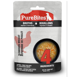 PureBites Broths Chicken & Vegetables Food Topping For Dog (2 oz)
