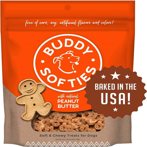 Buddy Biscuits Soft & Chewy Peanut Butter Dog Treats