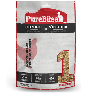 PureBites Chicken Breast Freeze Dried Treats For Cat (5.5 oz)