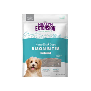 Health Extension Bison Bites Treats For Dogs (6 oz)