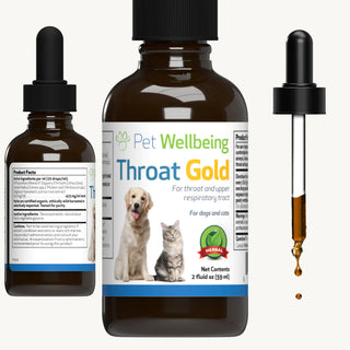 Throat Gold - Soothes Throat Irritation in Cats (2 oz)
