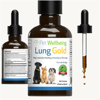 Lung Gold - Lower Respiratory Tract Support for Cats (2 oz)