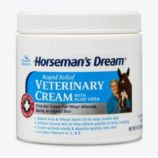 Horseman's Dream Rapid Relief Veterinary Cream with Aloe Vera (16 oz)