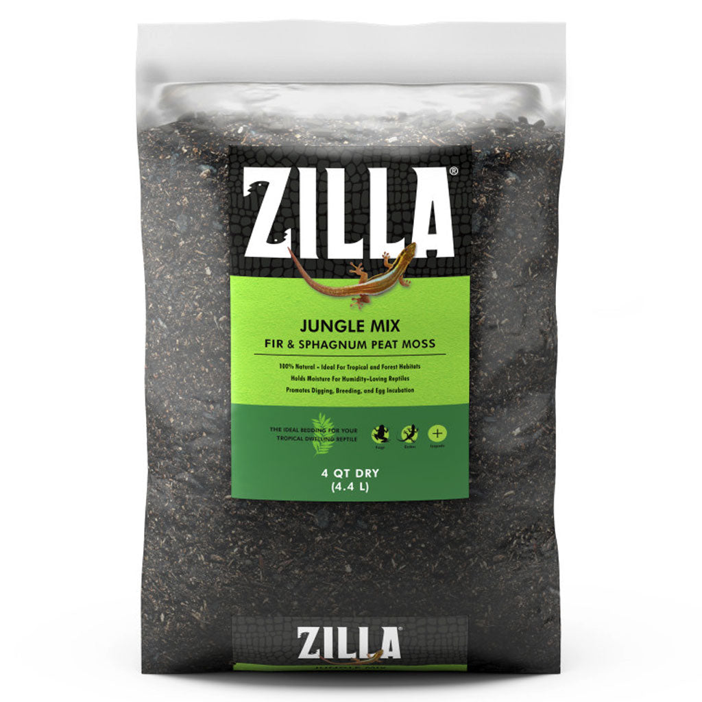 Premium Jungle Mix Bedding – Zilla Terrarium Substrate