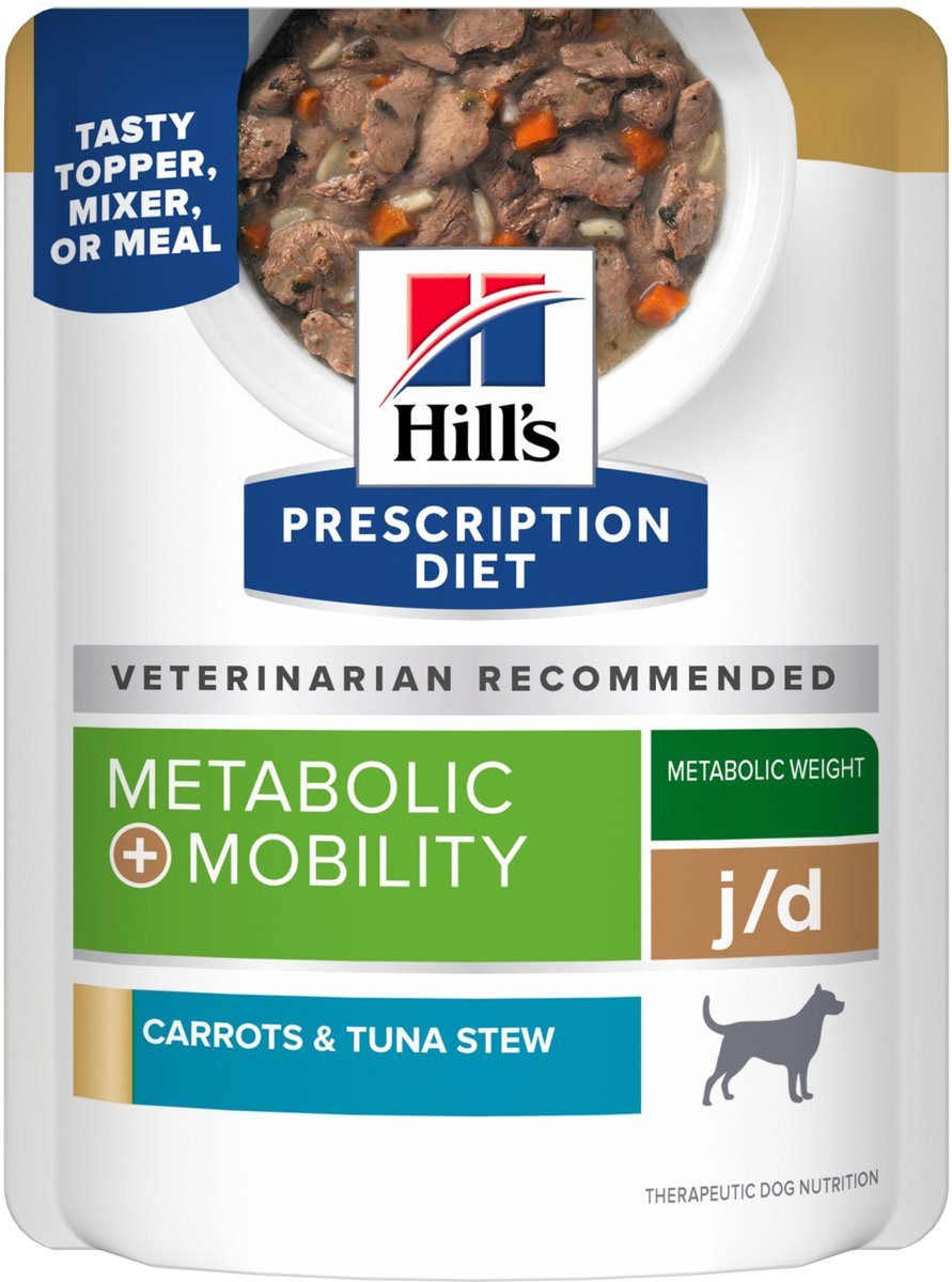 Hill's Prescription Diet Metabolic + j/d Mobility Carrots & Tuna Stew