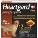 Heartgard Plus for Dog, 51-100 lbs 12 chewable