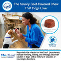NexGard Chew for Dogs 10.1-24 lbs beef flavor