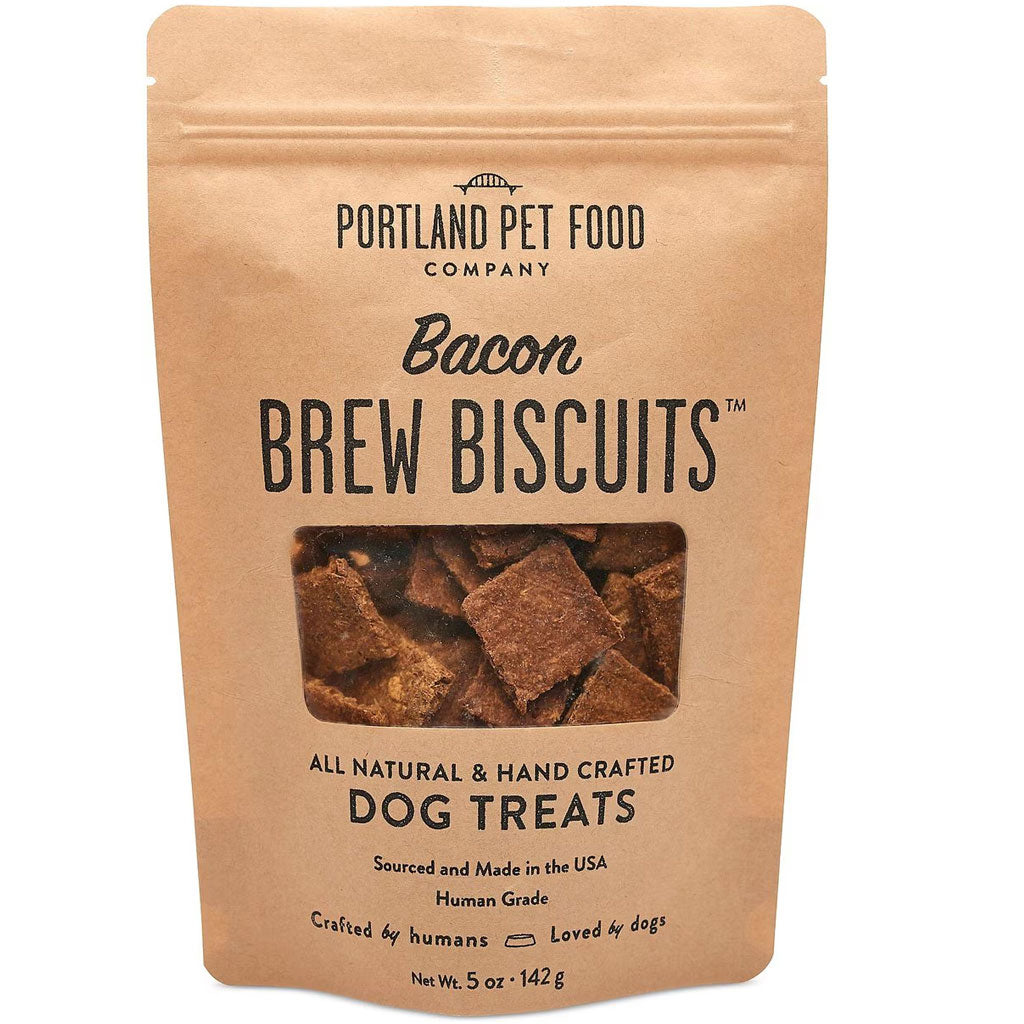 Tasty Bacon Brew Biscuits Dog Treats by Portland Pet Food