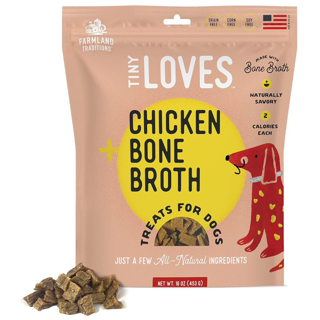 Farmland Traditions Chicken with Bone Broth Treats Low-Calorie