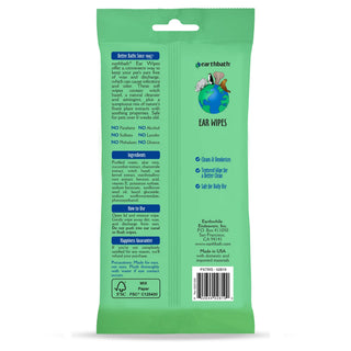 Earthbath Ear Wipes Witch Hazel & Chamomile For Dogs & Cats (30 ct)