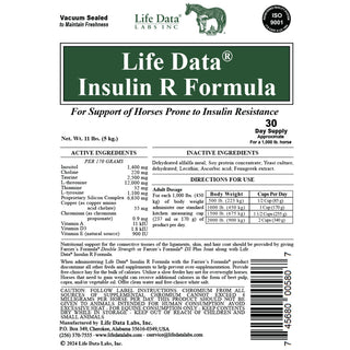 Life Data Insulin R Formula Support Supplement for Horses (11 lb)