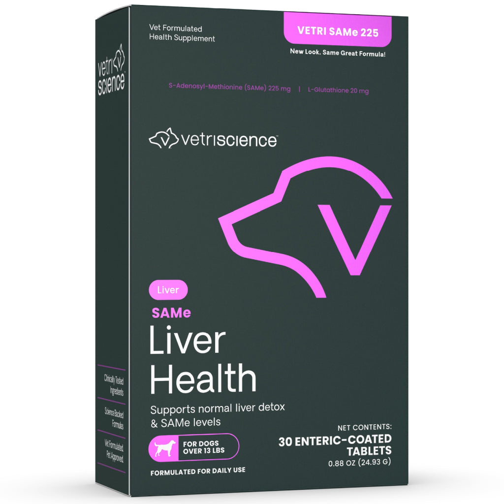 VetriScience SAMe 225 – Liver Support Supplement for Dogs