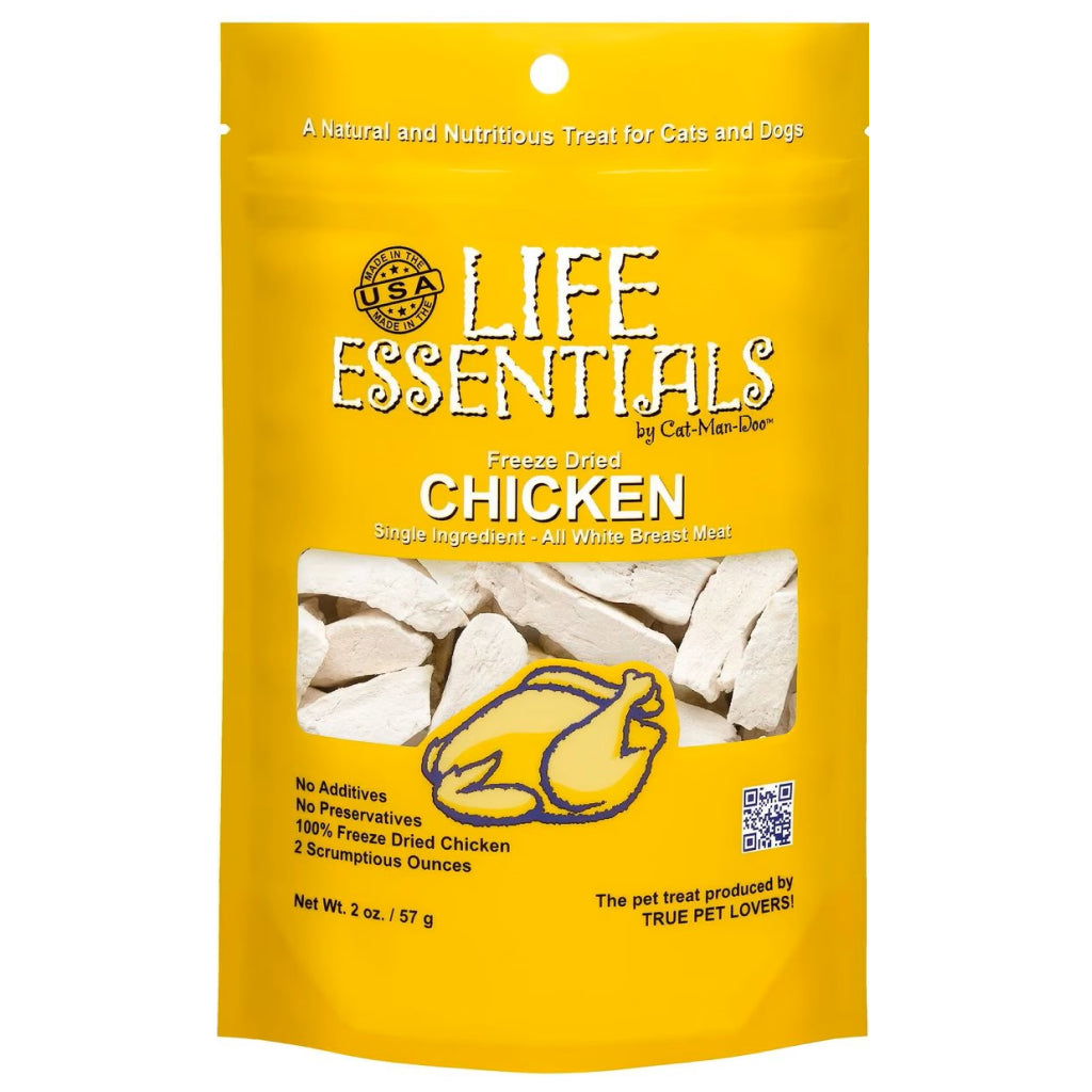 Life Essentials Freeze-Dried Chicken Breast Treats For Cats & Dogs