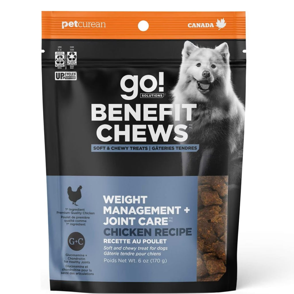 Go! Solutions Weight Joint Dog Chews – Low Calorie, Chicken Treats