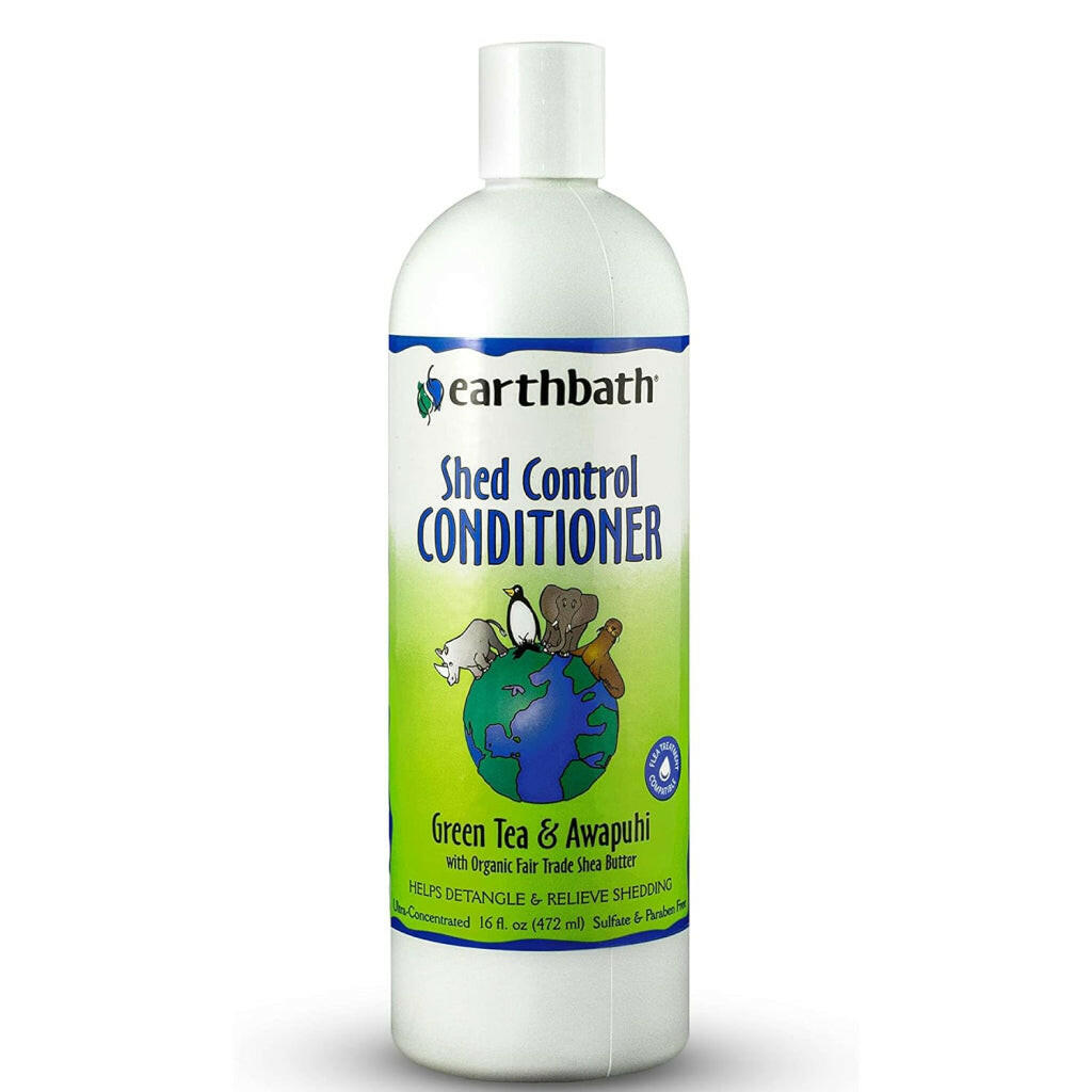 Earthbath Shed Control Green Tea & Awapuhi Conditioner for Dogs & Cats