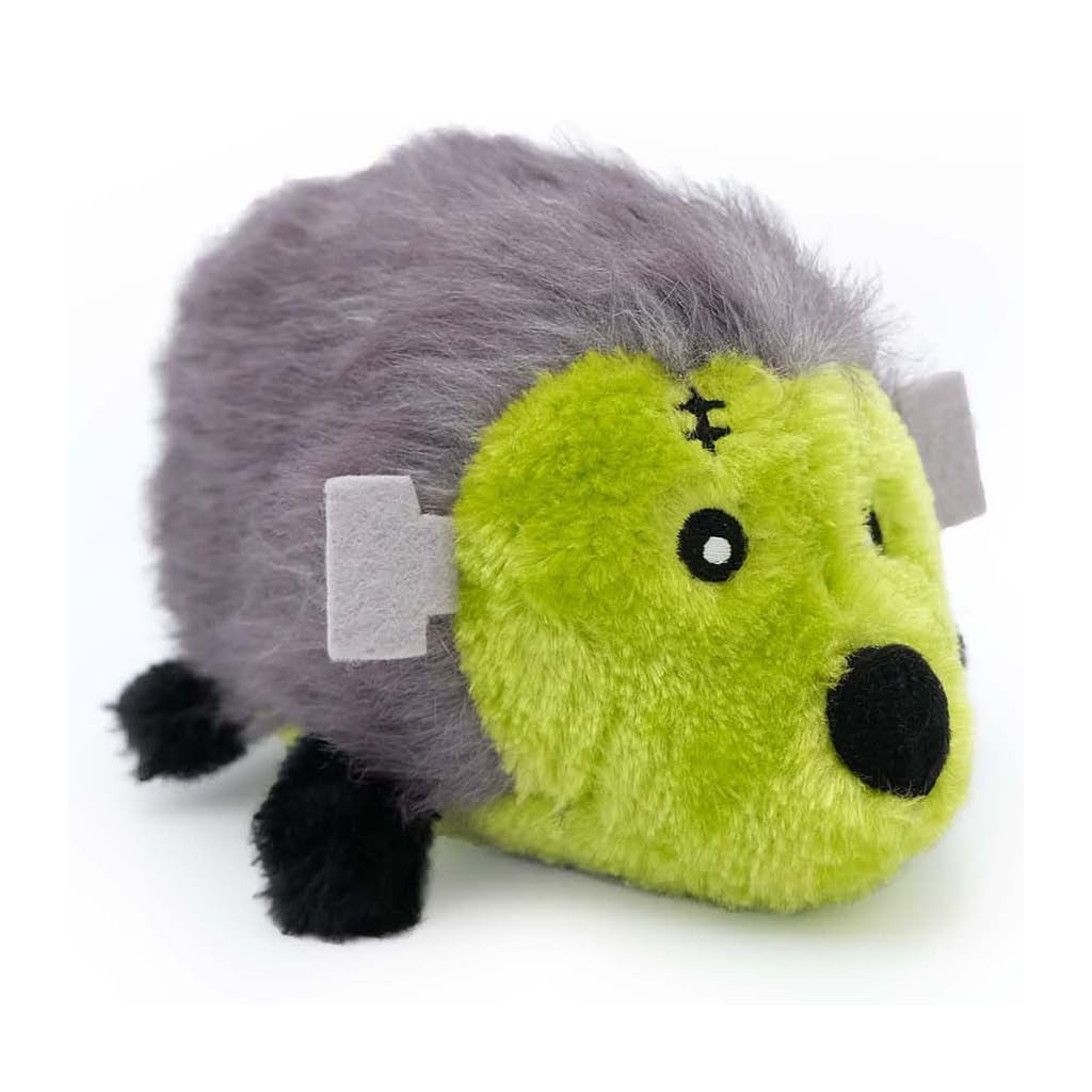 ZippyPaws Halloween Hedgehog Frankenstein's Monster Dog Toy