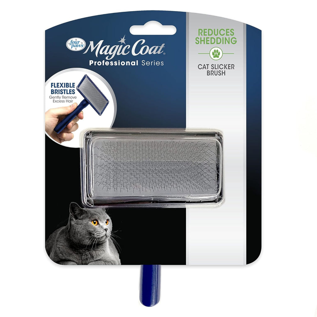 Four Paws Magic Coat Slicker Brush – Gentle Grooming for Cats