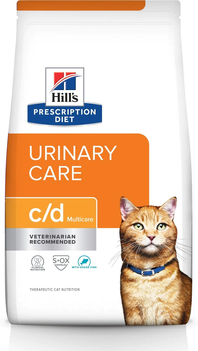 Hill's Prescription C/D Ocean Fish Dry Cat Food - Urinary Health
