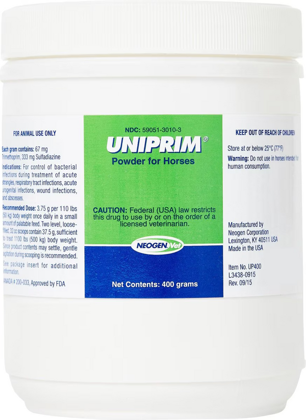 Uniprim Powder for Horses