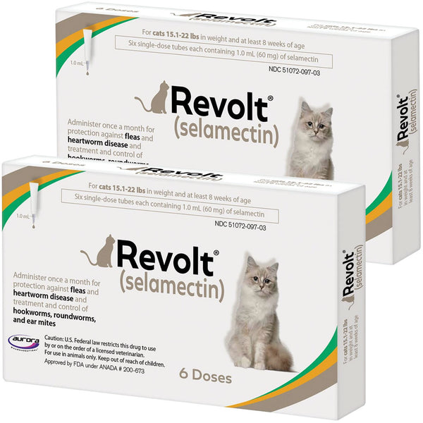 Revolt Topical Solution for Cats 15.1-22 lbs 12 doses