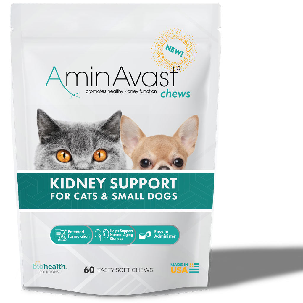AminAvast Kidney Support Chews for Cats & Dogs - All Sizes
