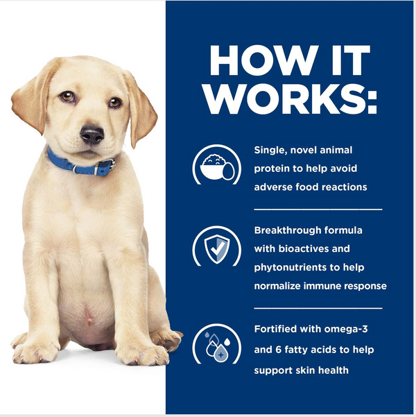 Hill's Prescription Diet Derm Complete Puppy Environmental/Food Sensitivities Rice & Egg Recipe Dry Dog Food 