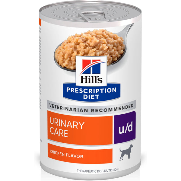 Hill's Prescription Diet u/d Urinary Care Wet Dog Food, 13 oz, case of 12