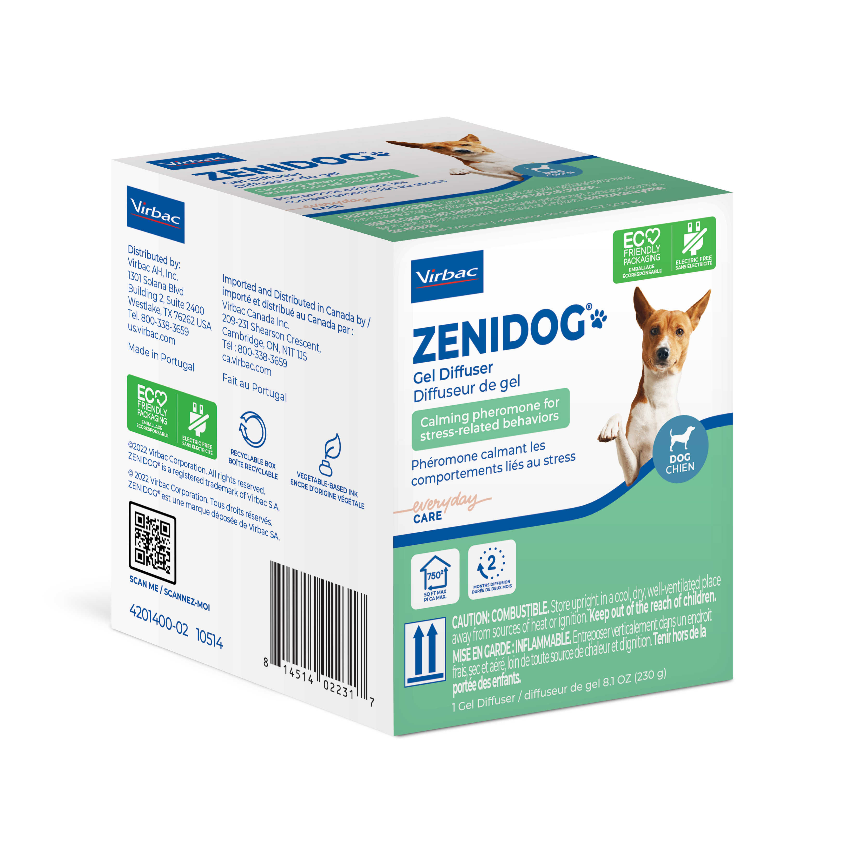 ZENIDOG Calming Pheromone Gel-Diffuser for Dogs