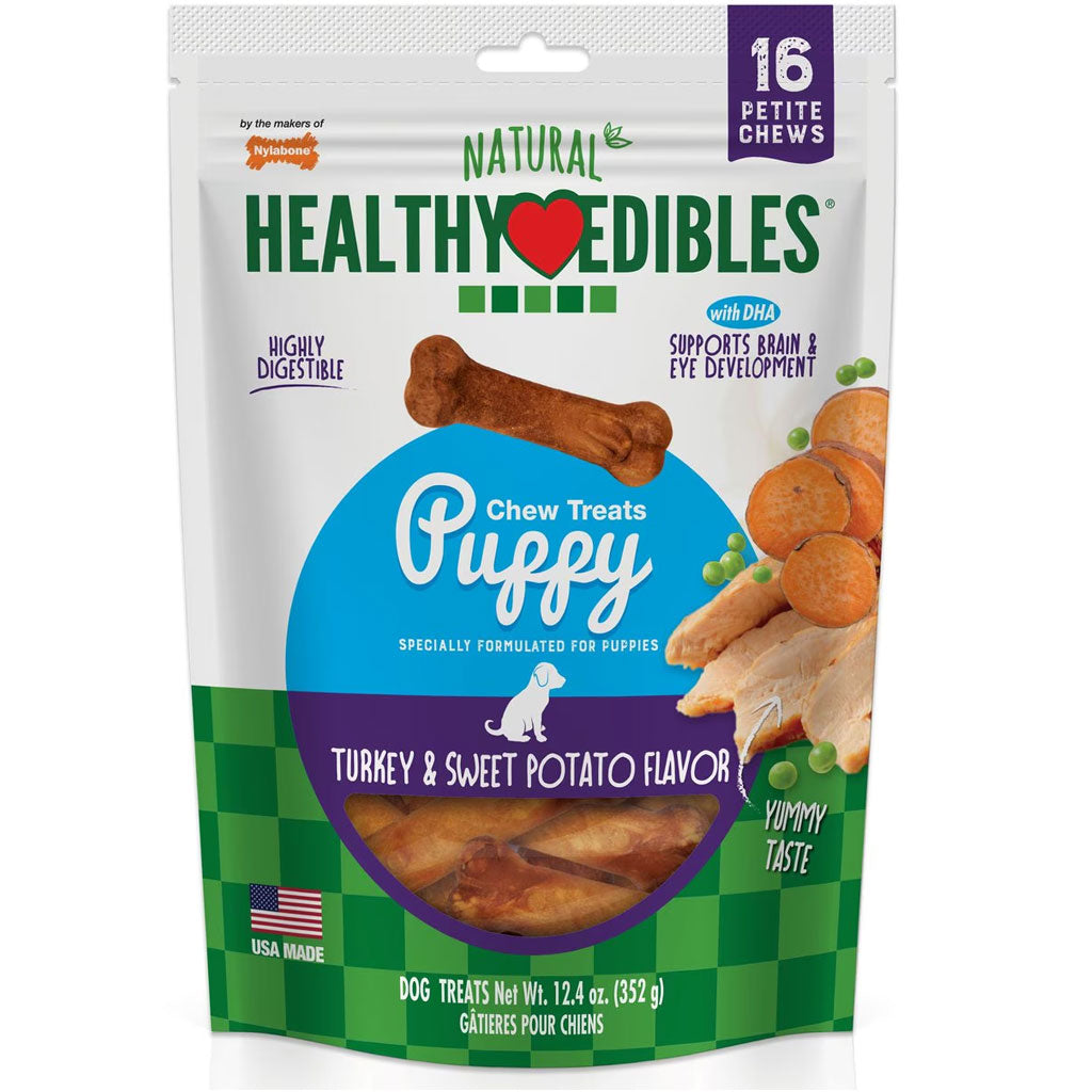 Nylabone Edibles: Turkey Sweet Potato Pup Treats