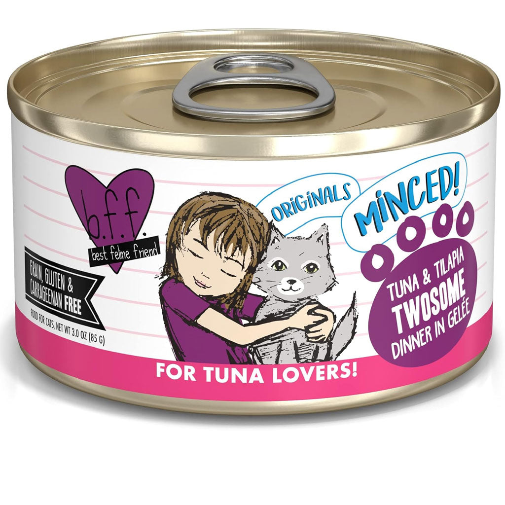 Tuna & Tilapia Wet Cat Food in Gelee | BFF Twosome Grain-Free Formula