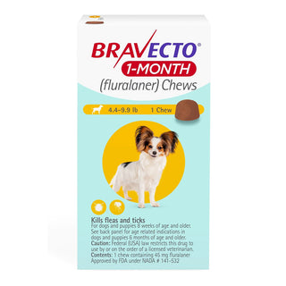 Bravecto 1 month chews, Bravecto for dogs 1 month