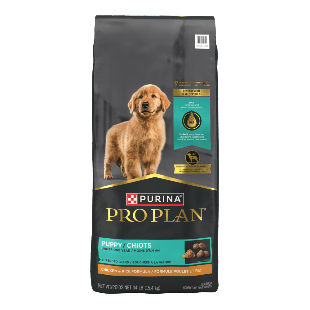 Purina Pro Plan Puppy Shredded Blend Chicken & Rice Formula Dry Dog Fo