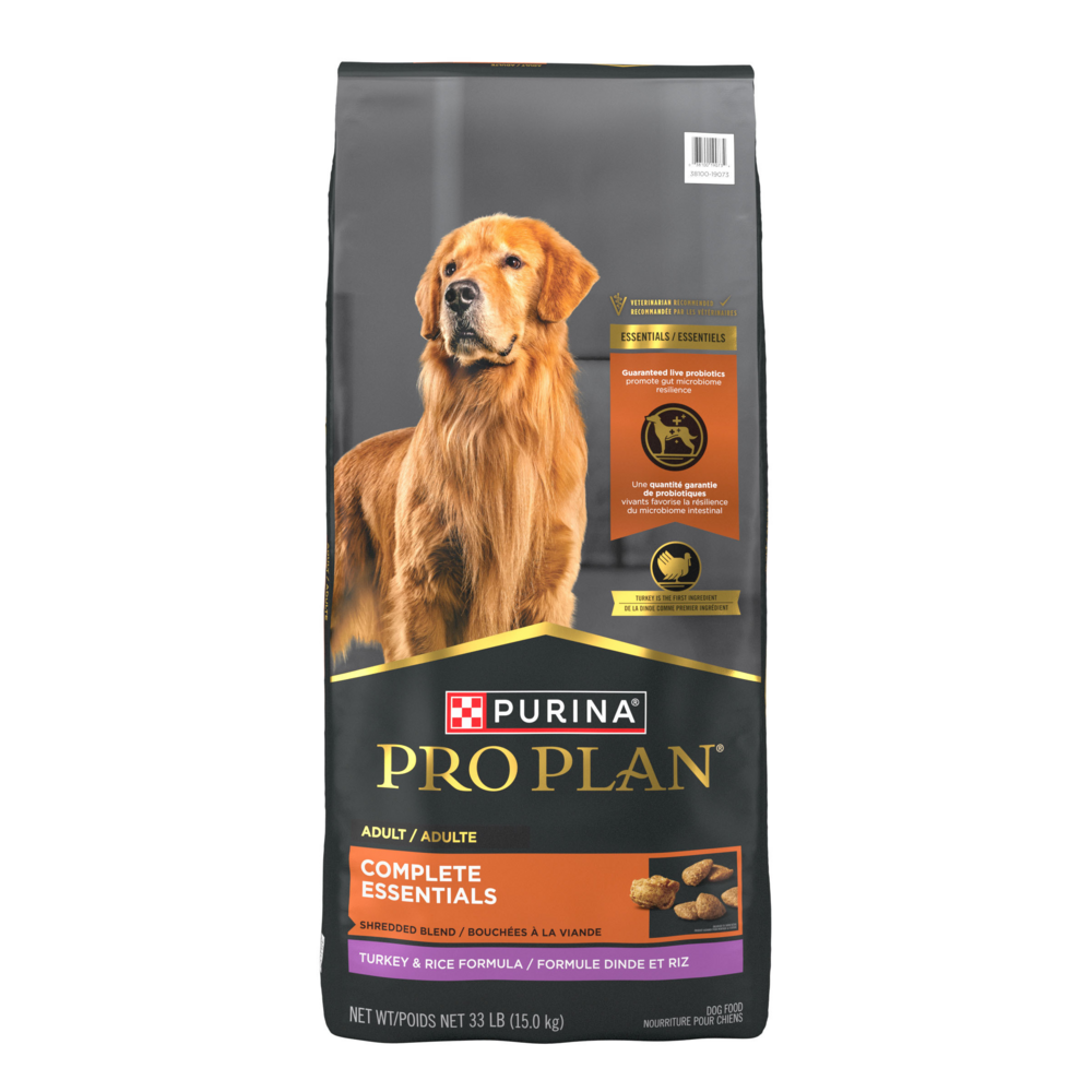 Purina Pro Plan Essentials Shredded Blend Turkey & Rice High Protein D