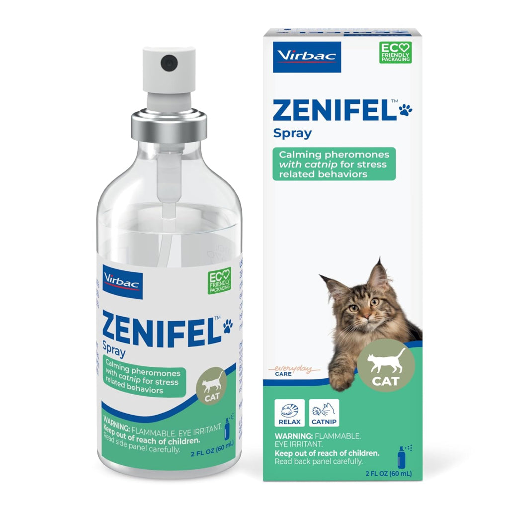 Virbac Zenifel Spray for Reducing Cat Stress and Anxiety