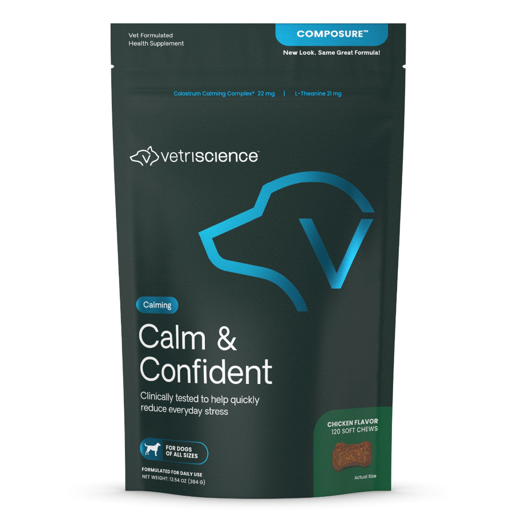 VetriScience Composure Dog Calming Chews | Natural Anxiety Relief
