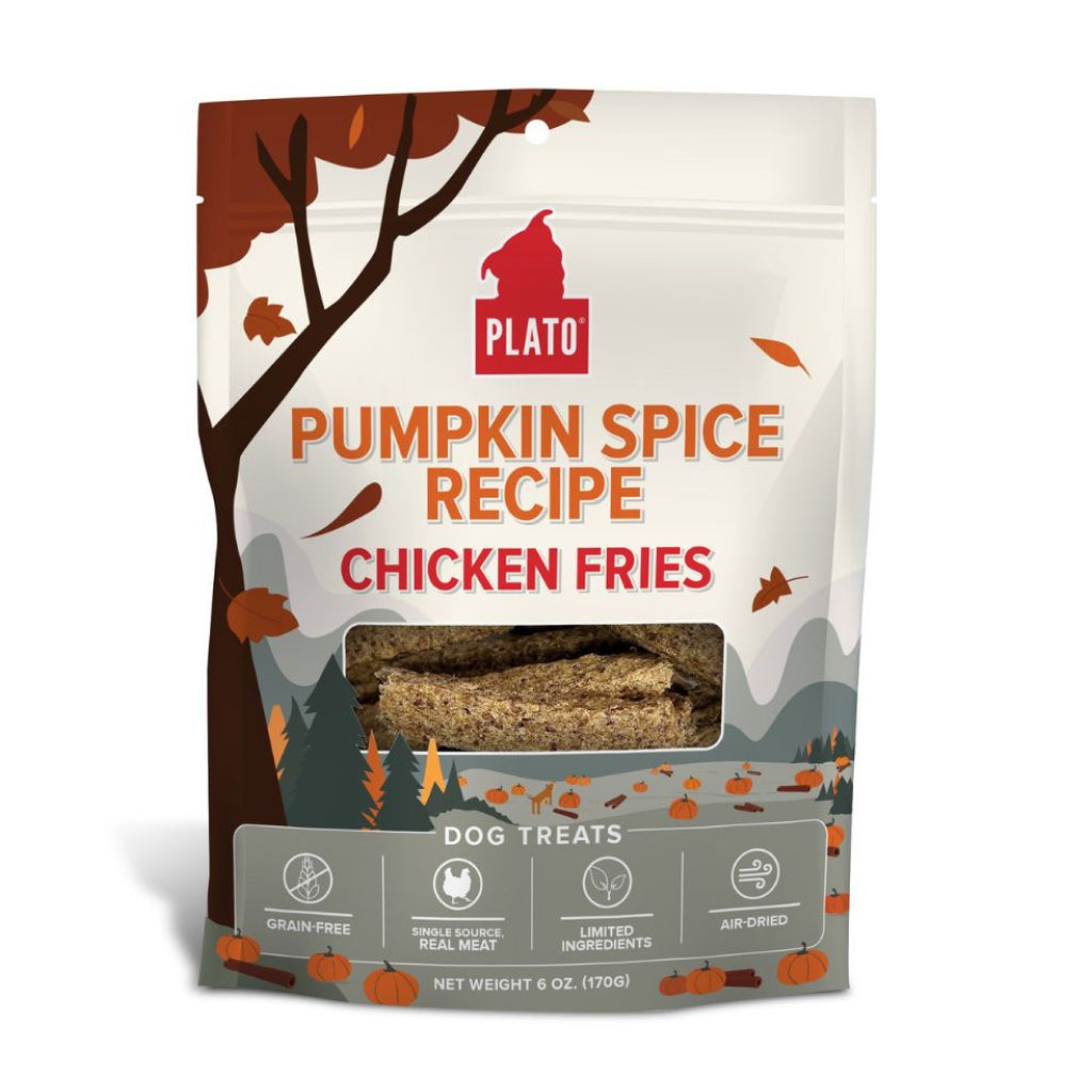 Plato Pumpkin Spice Fries Chicken Recipe Soft Chewy Dog Treats