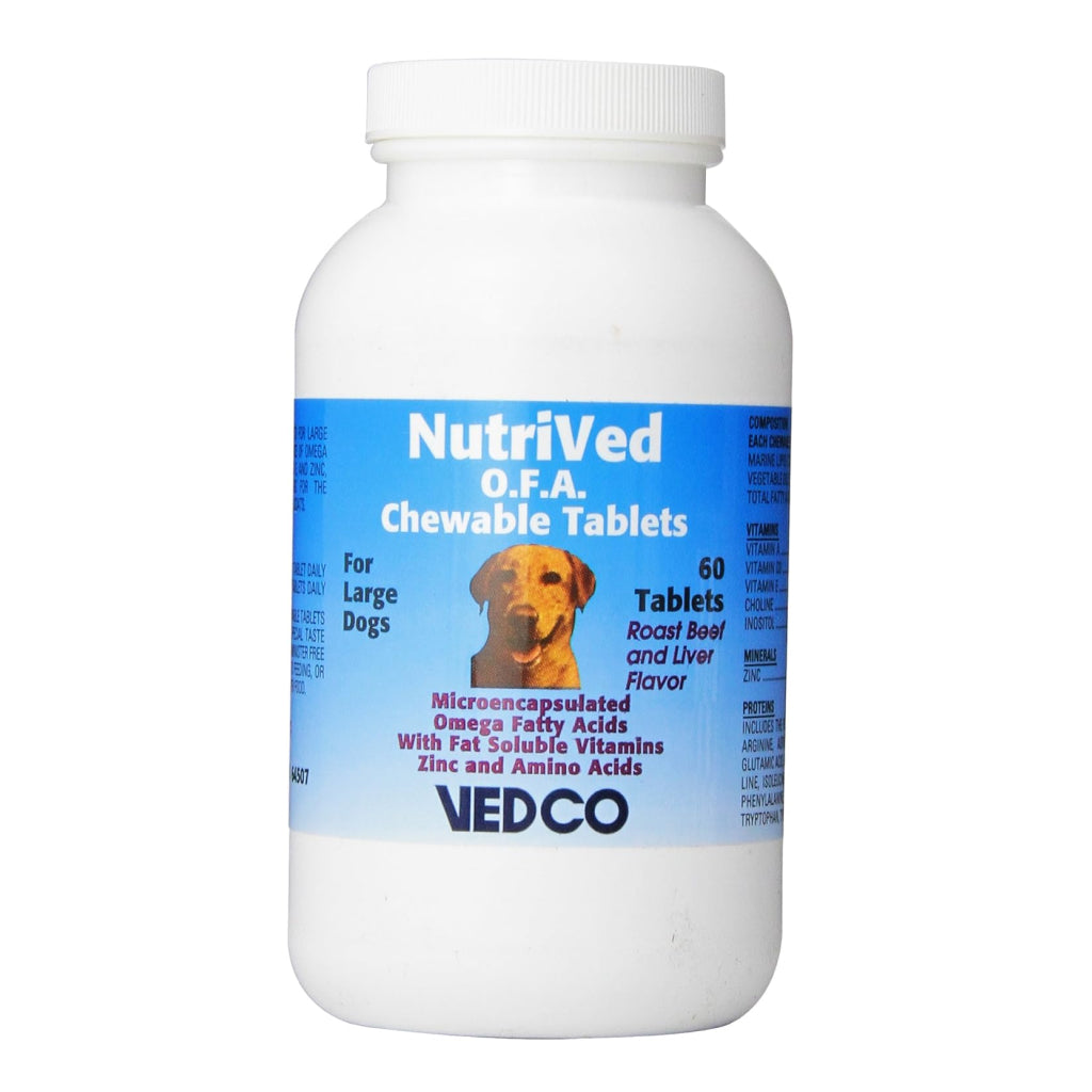 NutriVed Chewable Tablets for Dog Skin and Coat Care