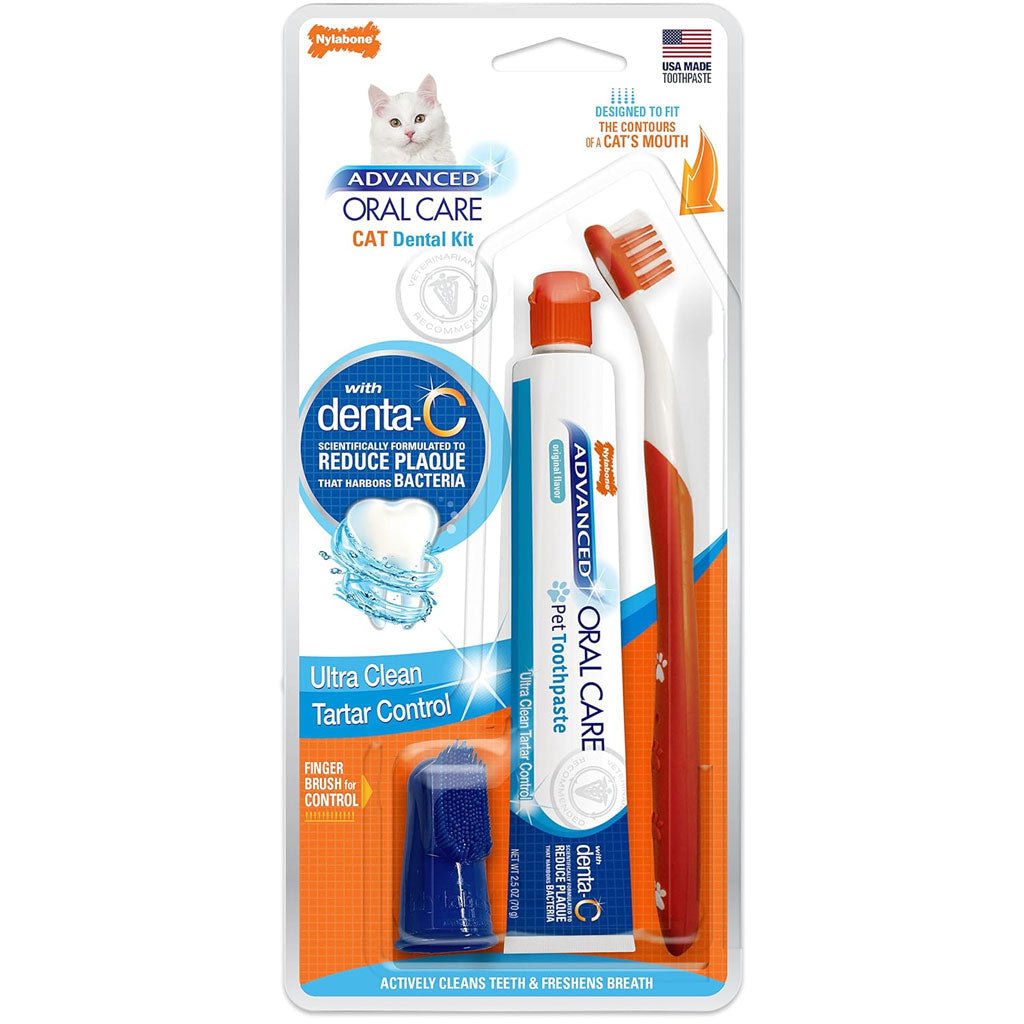 Nylabone Dental Kit: Original Flavor for Cats