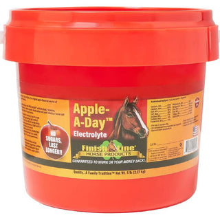 Finish Line Apple-A-Day Electrolyte Apple Flavor Powder Supplement For Horse (5 lb)