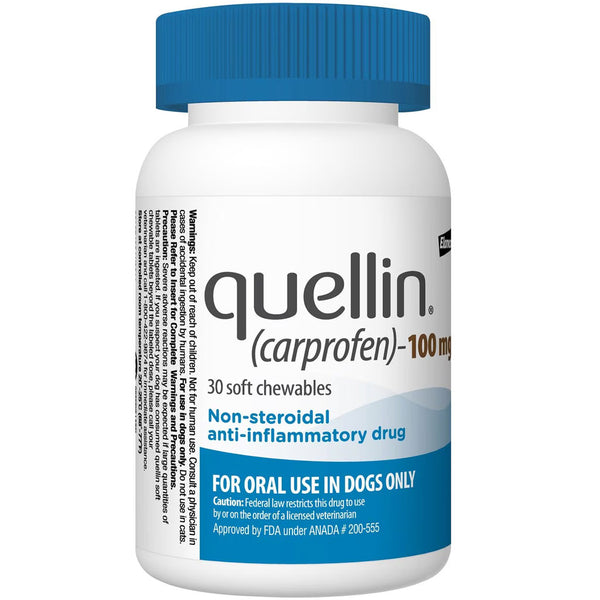 Quellin (Carprofen) Soft Chews for Dogs, 100mg