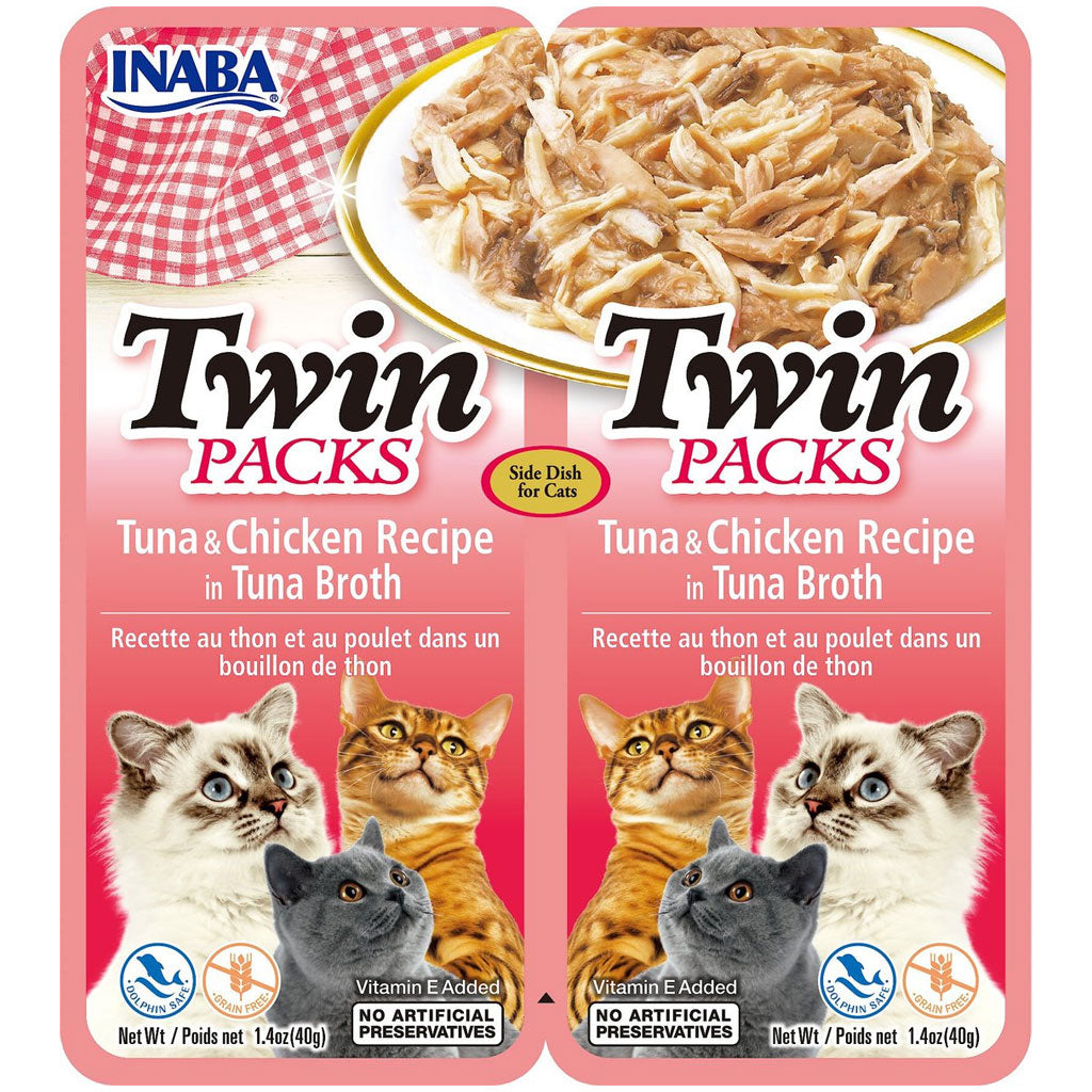 Inaba Twin Packs Tuna & Chicken - Pure Grain-Free Goodness