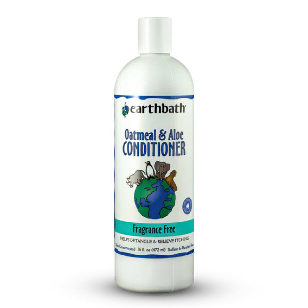 Earthbath Fragrance Free Oatmeal & Aloe Shampoo, 16-oz