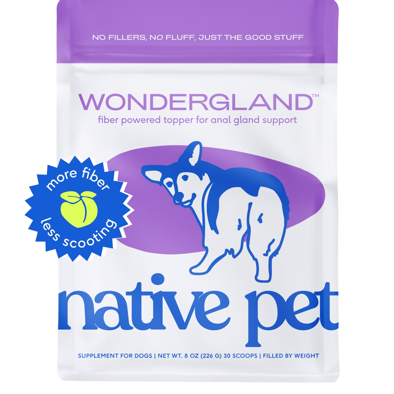 Native Pet WonderGland - Anal Gland Support Supplement for Dogs