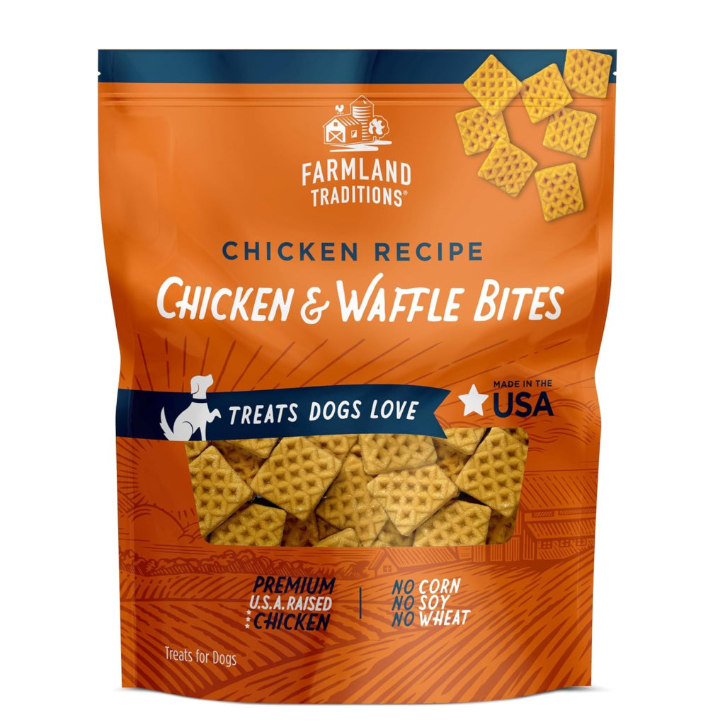 Farmland Traditions Chicken & Waffle Bites – Healthy Dog Treats