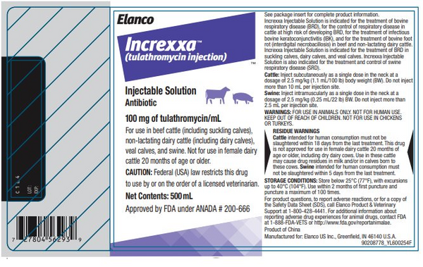Increxxa (Tulathromycin) Injectable Solution