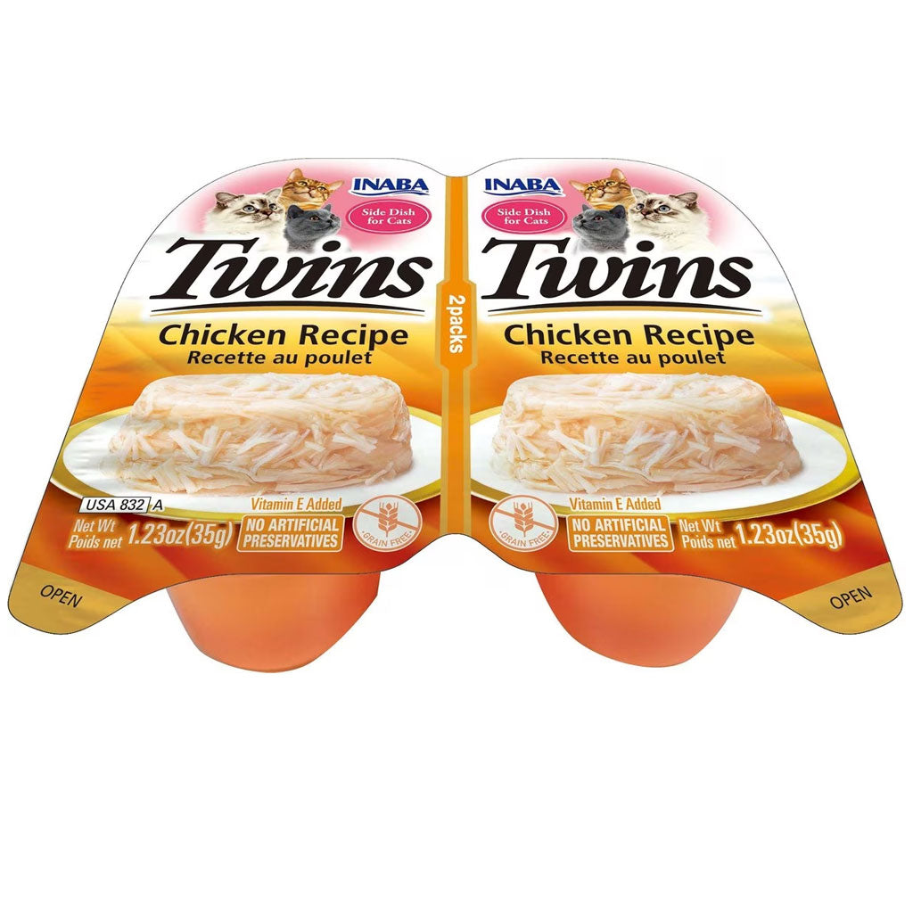 Inaba Twins Chicken Recipe Grain-Free Cat Food