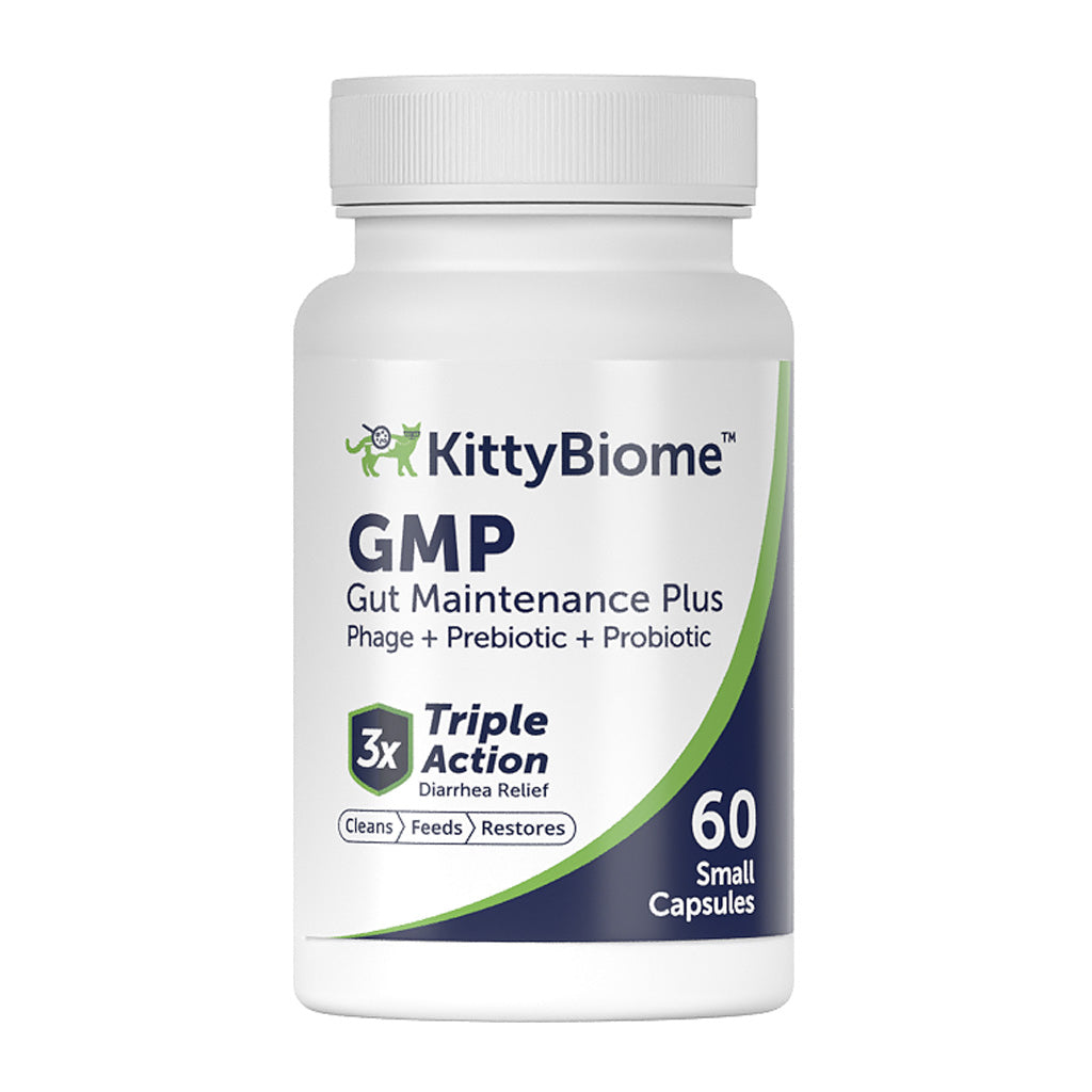 Cat Gut Health Supplement | KittyBiome GMP Triple Action Formula