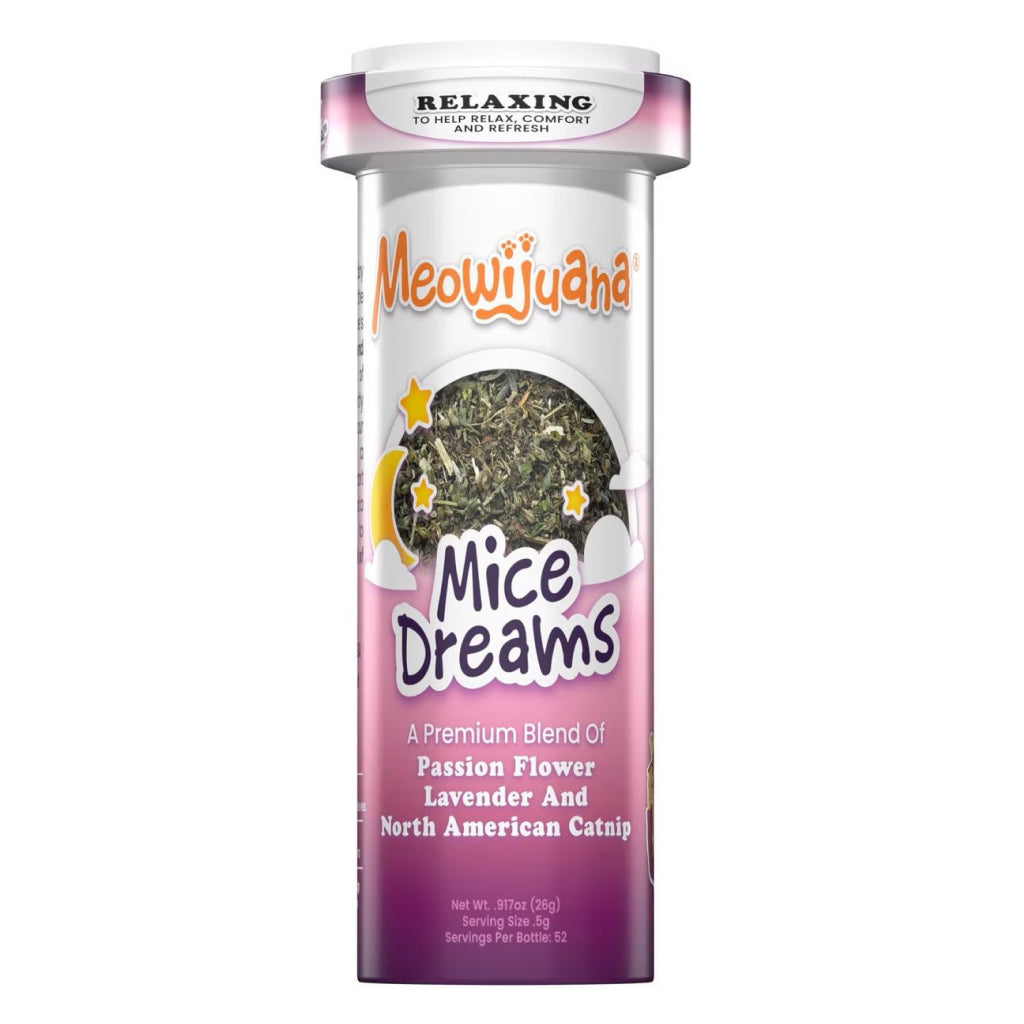 Meowijuana Mice Dreams Catnip – Lavender & Passion Flower Blend