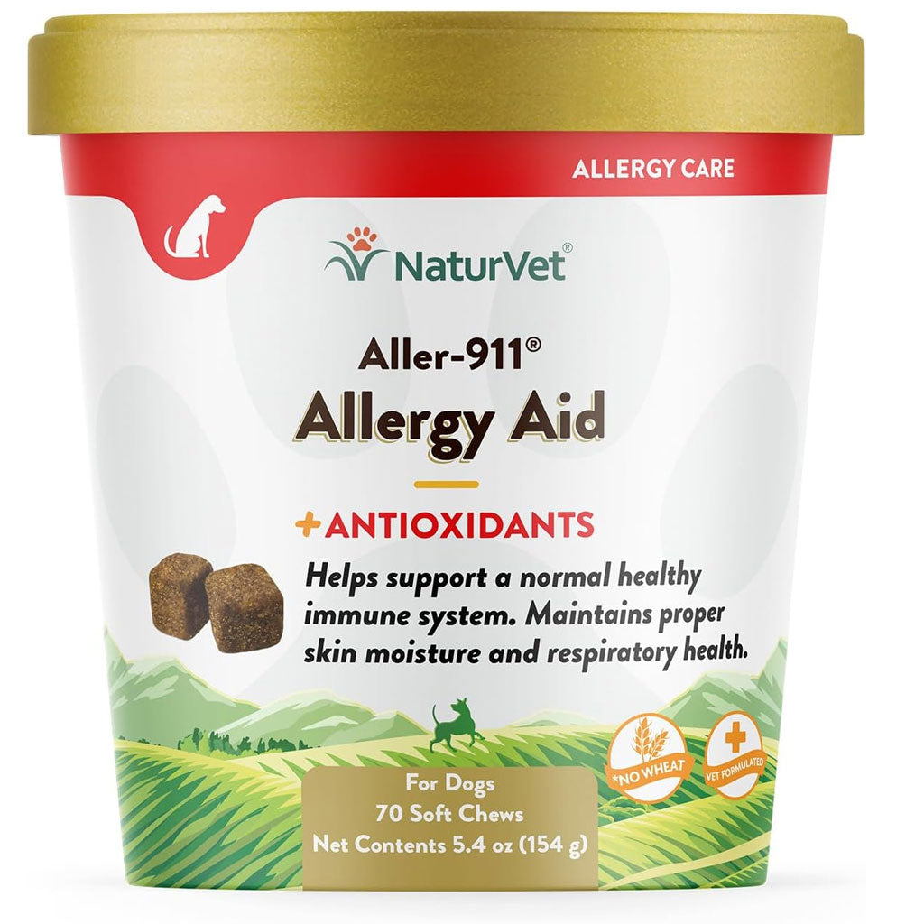 Aller-911 Soft Chews by NaturVet: Allergy Relief for Dogs